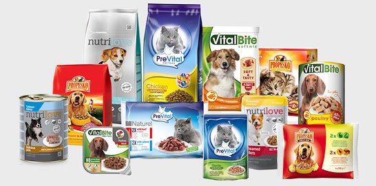 Pet nutrition outlet products